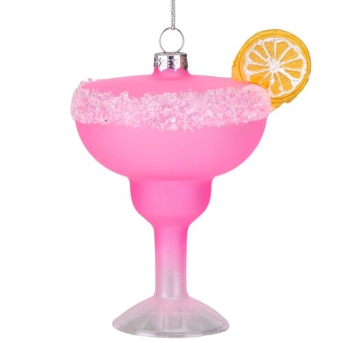 Ялинкова прикраса "Коктейль" 10,4 см (скло)