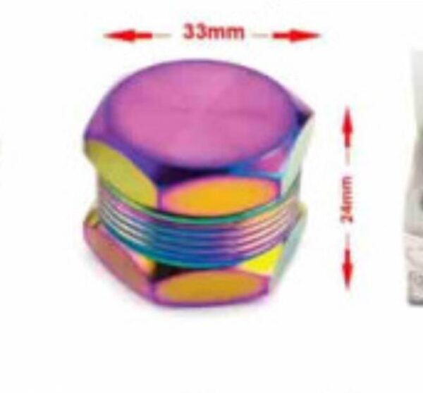 Гріндер/ Подрібнювач тютюну/ канабісу "Гайка" 33х24 мм (3 секціі) металевий бензин