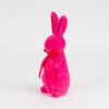 Фігурка "Зайчик" 23 см з флоковим напиленням рожевий