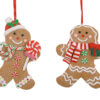 Ялинкова прикраса "Пряниковий чоловічок" 12,5 см (резина)