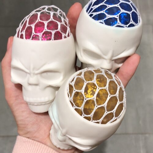 Сквіш іграшка-антистрес "Череп" з орбізами