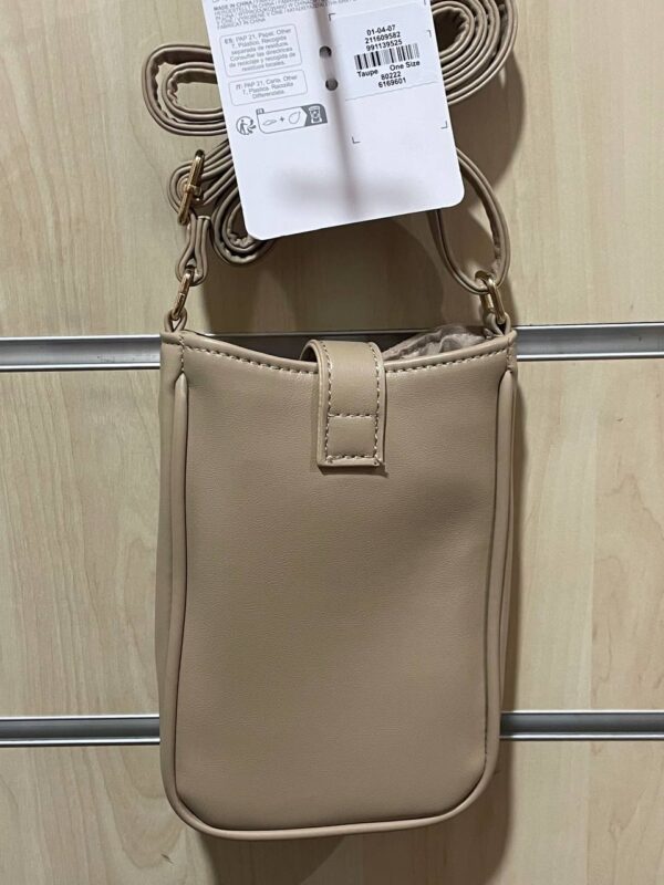 Сумочка-міні Primark для телефону замша беж