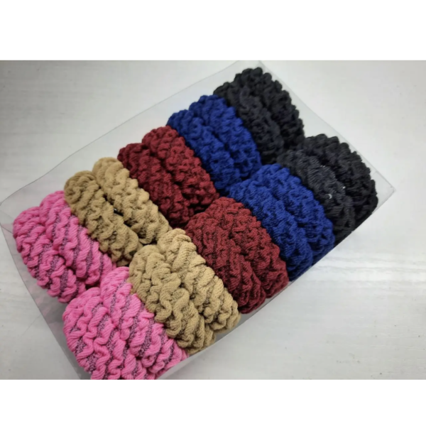 Гумка для волосся мікрофібра хвиляста 5 см 1 шт