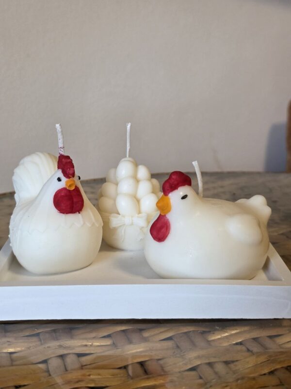 Свічка ароматична "Курочка / Півник" Solodka 80 г 1 шт