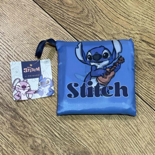 Шоппер/ Екосумка розкладна Primark "Stitch" нейлонова синя