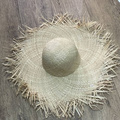 Капелюх жіночий Primark солом'яний з широкими полями та бахромою