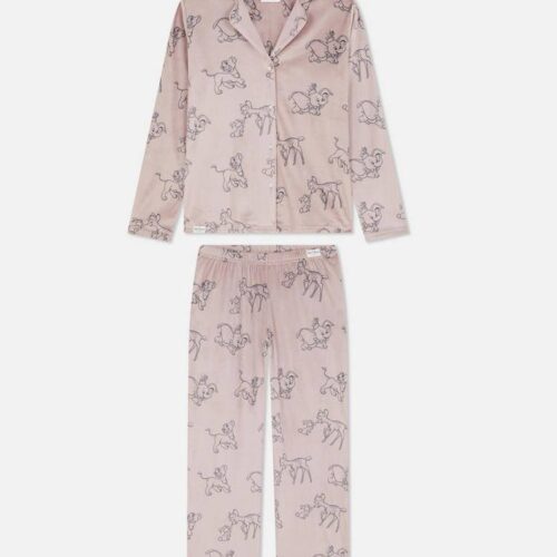 b3cd7eae-30eb-48d1-be16-15774de04a54.jpg Піжама жіноча boyfriend "Disney" Primark флісова велюрова беж