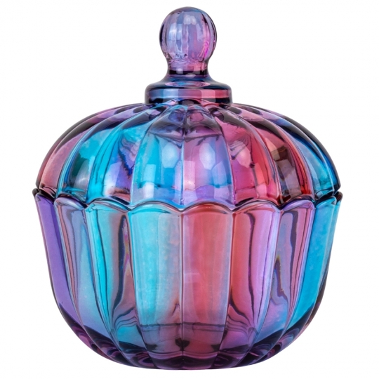 Шкатулка скляна "Турмалін" 13,5 см