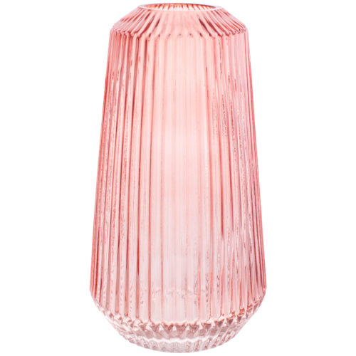 b76172af-7b17-42e9-be68-8188a2e2379b.jpg Ваза скляна "Peach blossom" ніжний персик 25 см