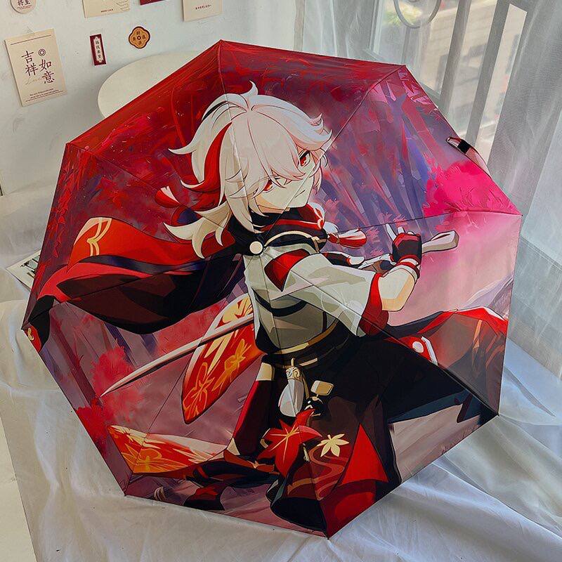 Парасоля компактна автомат "Anime" 8 спиць