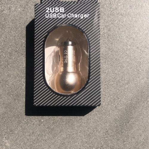 REMAX CAR CHARGER Smart Design qualcom quick charge(2 USB ports), золото