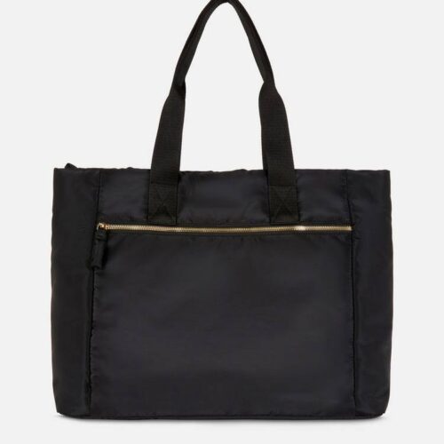 Сумка-шоппер Primark велика м’яка нейлонова чорна