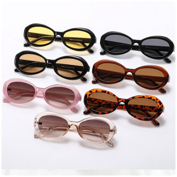 Окуляри жіночі сонцезахисні овальні середні в стилі ретро (10116)