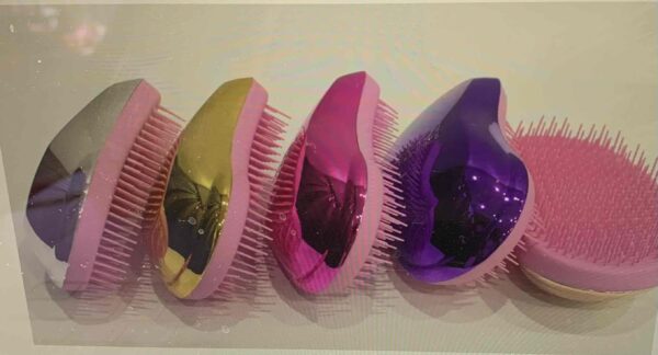 Щітка для волосся "Металік" антистатична масажна 12 см/11 см