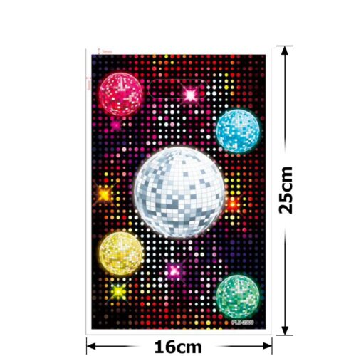 Пакет подарунковий ПВХ (16*25) 10 шт "Диско"