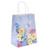 Пакет подарунковий "S” (17*23*10 см) Крафт “Весняний сад»