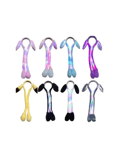 Обруч з рухливими вушками з підсвіткою