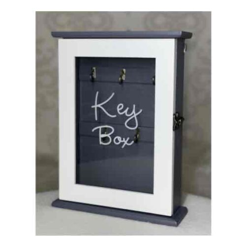 bd446cb0-3069-4edd-bc83-37ce81bf480c.jpg Ключниця "Key Box" прямокутна сіро-біла