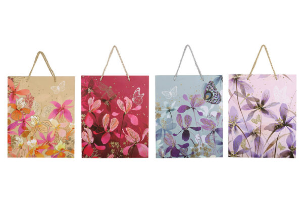 Пакет подарунковий "L" (39*30*12) "Квіти"