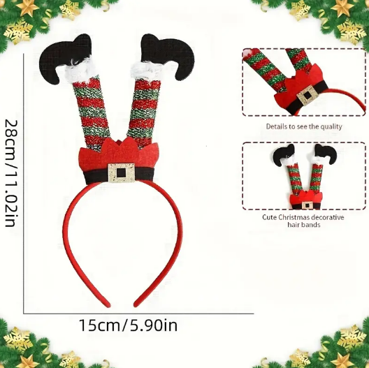 Обруч Новорічний «Санта-Ельф»