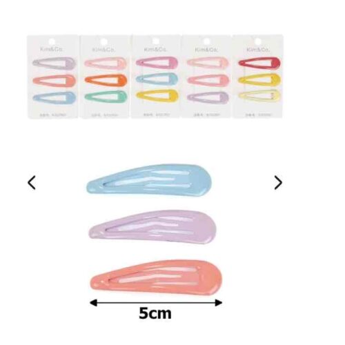 bed0981b-a7aa-4e63-933b-db1acf836f55.jpg Заколка тік-так трикутна глянцева з напиленням 5 см мікс кольорів 3 шт