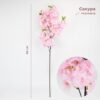 Штучна гілка сакура 98 см рожева