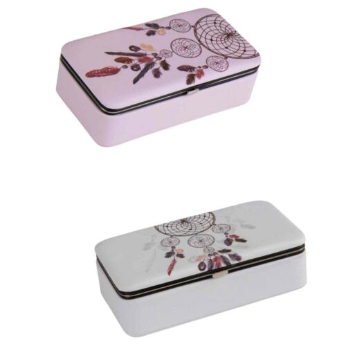 Скринька для прикрас з екошкіри "Ловець снів" (18*9,5*6см)