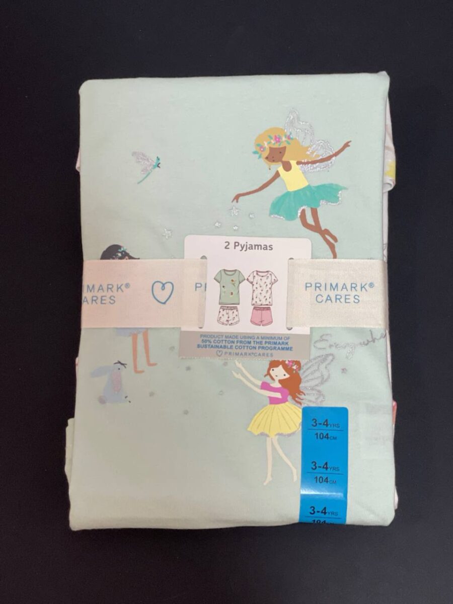 Піжама дитяча весна-літо "Фея" Primark котон 1 шт