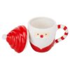 Чашка керамічна Новорічна "Санта" 10 см