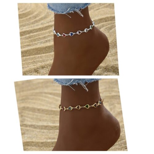 c14154a7-e422-4fe5-9a8b-c188e39a1b49.jpg Прикраса на ногу ланцюжок з кольоровими камінцями (1802)