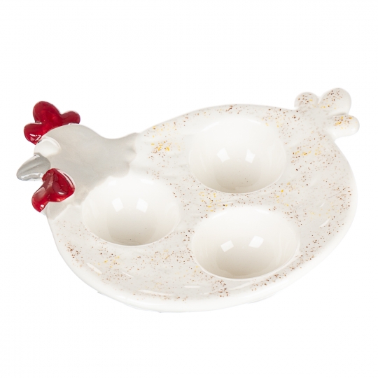 Підставка керамічна для 3 яєць "Курочка"