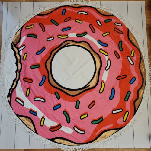 Рушник пляжний круглий "Пончик" (D 150 см)