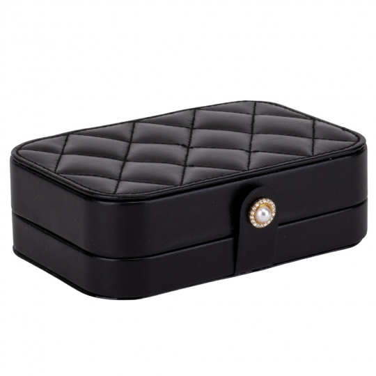 Скринька для прикрас з екошкіри "Перлина" (16*11*5 см) мікс кольорів