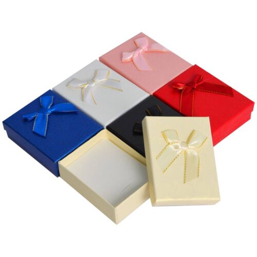 Коробочка для прикрас з паралоновою подушкою (9*7*3 см) мікс кольорів