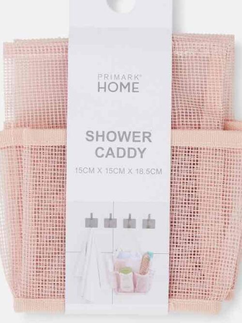 Органайзер для ванни "Shower Caddy" 15*15*18,5 рожевий