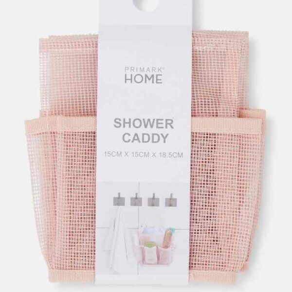 Органайзер для ванни "Shower Caddy" 15*15*18,5 рожевий