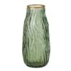 Ваза скляна "Alessia" 20 см світло-зелена