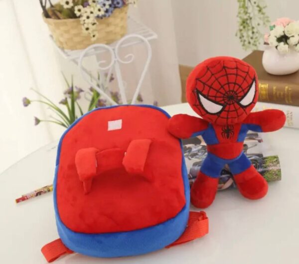 Рюкзак дитячий "Spiderman" плюшевий з іграшкою 20*25*7