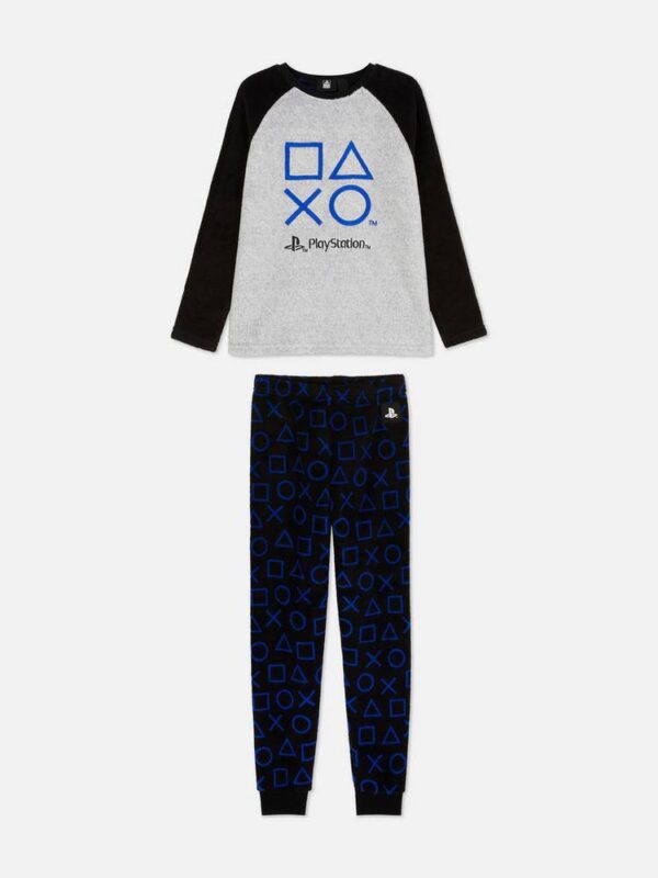 Піжама дитяча Primark "Play Station" флісова пухнаста