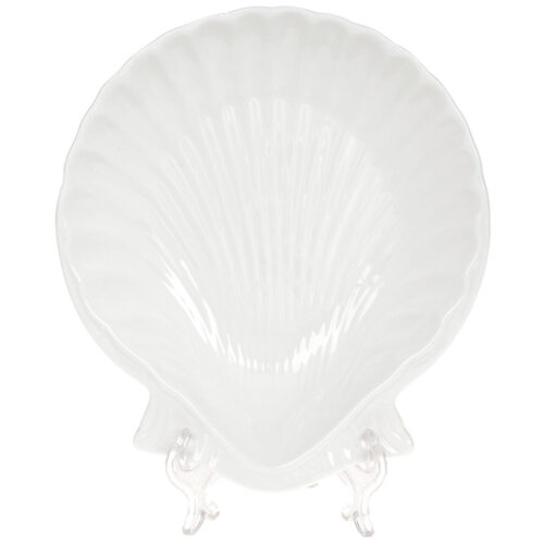 c6ee04e9-12de-4160-9705-7ffc9b326b04.jpg Блюдо порцелянове "Мушля" білий 20см