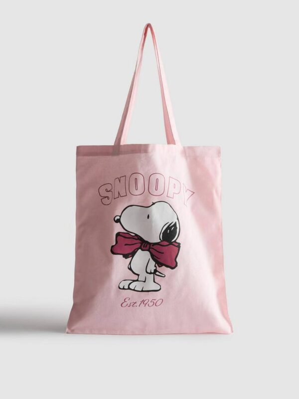 Шоппер "Snoopy" Primark рожевий