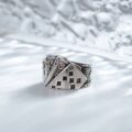 Каблучка металева "Карти" (3200)
