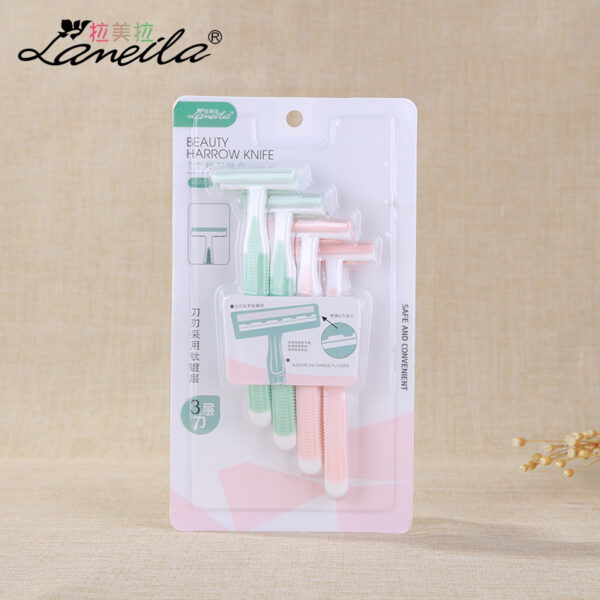 Бритва для гоління Latina, 3-шарова, набір 4 шт