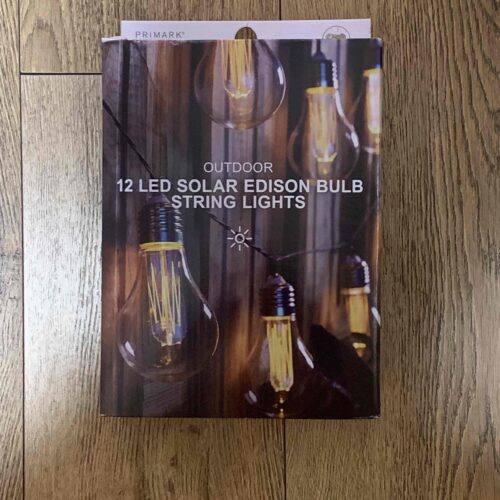 Гірлянда зовнішня з лампочками Primark Solar Edition 3,65 м/ 12 LED (сонячна батарея)