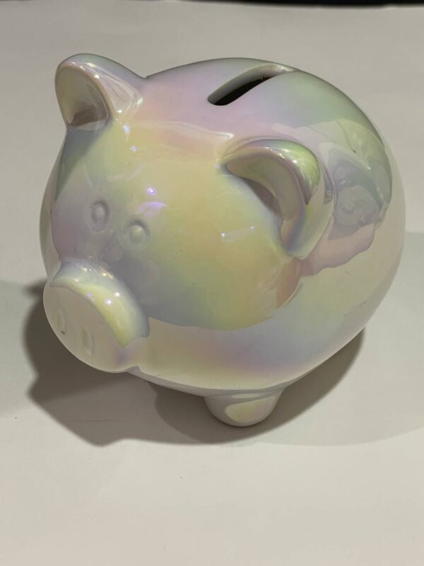 Скарбничка керамічна "Порося" Tiger перламутрова