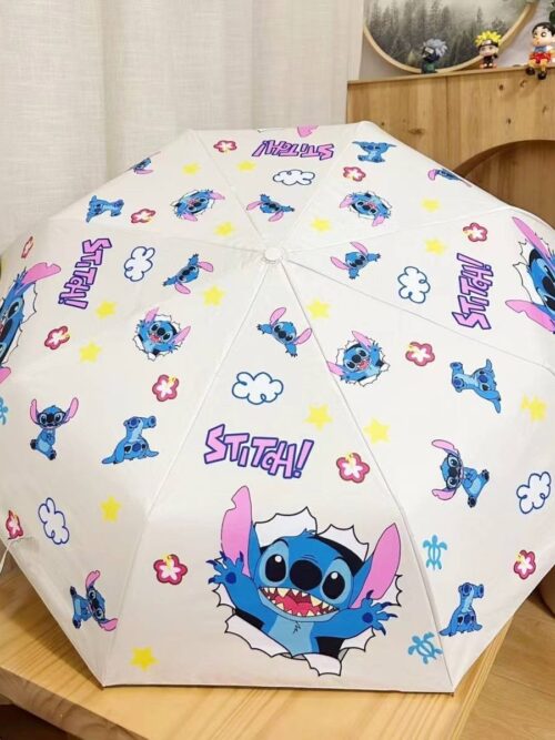 Парасоля компактна автомат "Stitch" 8 спиць