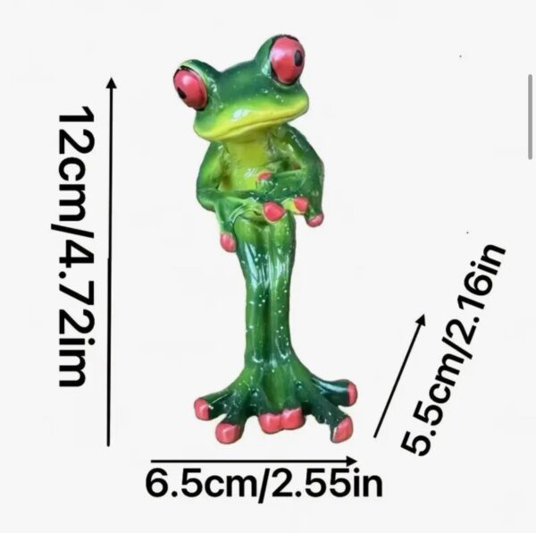 Статуетка "Жабки - кумедна сцена" 12 см набір 2 шт