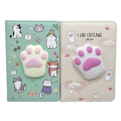 Блокнот A5 "Лапка" зі сквішем 80 арк/ клітинка