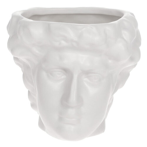 Ваза керамічна "Аполлон" матова біла 14 см