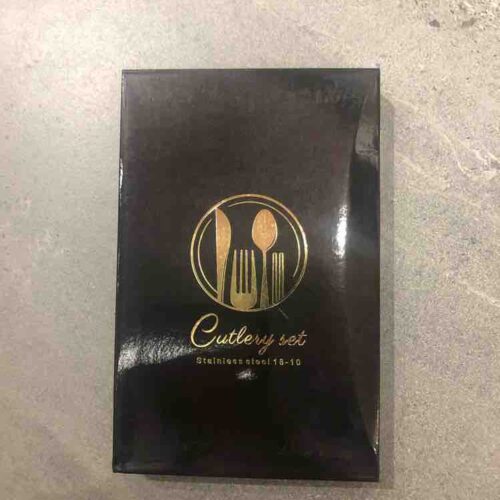 Подарункова коробка для столових приборів